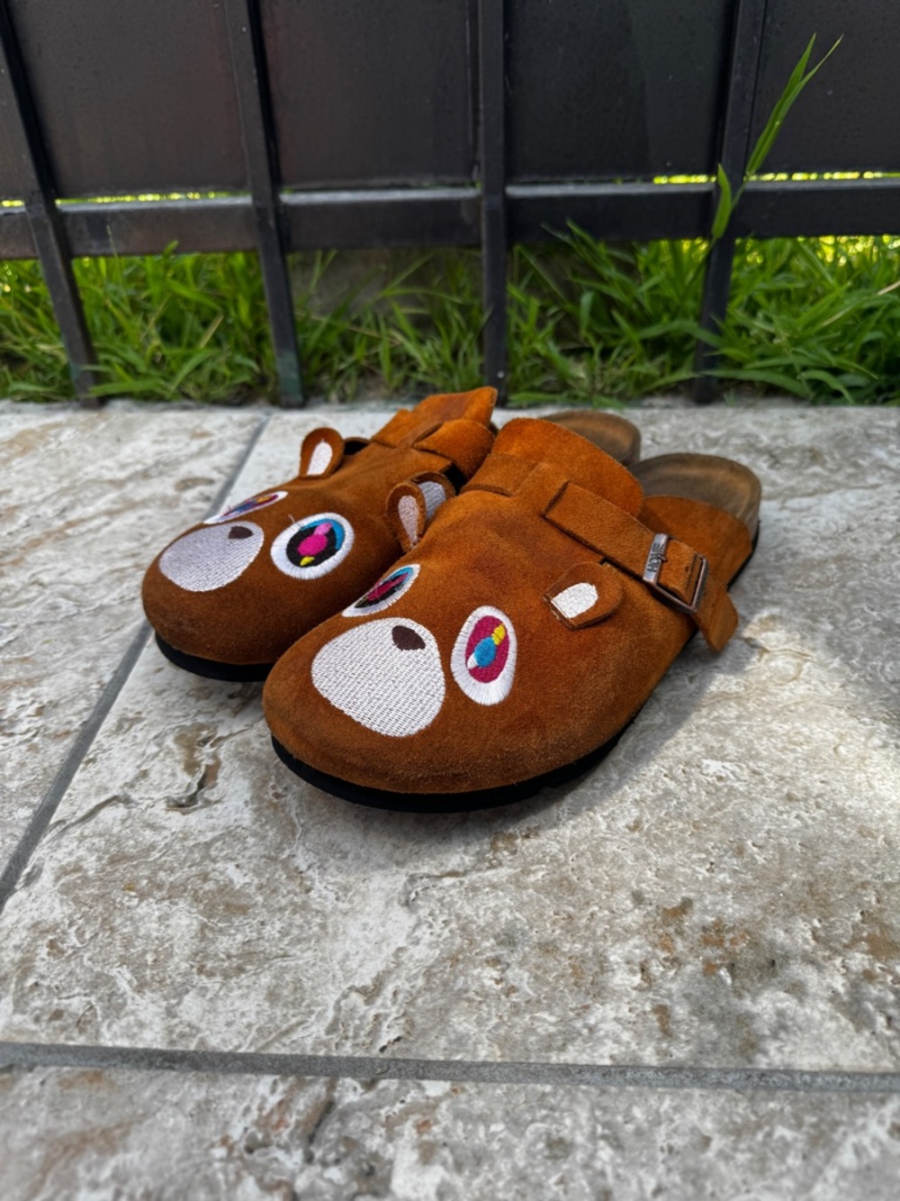 Home 1nvasion Suede Bearkenstocks Kanye West Graduation Bear